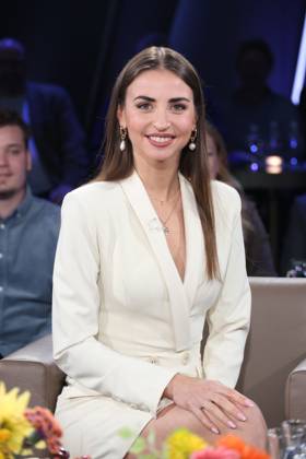 Ekaterina Leonova, dancer, guest on the NDR Talk Show; photo op on October 23, 2026, at the Hamburg Lokstedt television studio prior to the broadcast on NDR Television s Channel 3