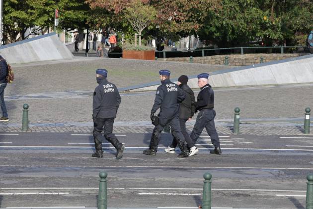 protests in Brussels for purchasing power, healthcare, and education, on Saturday 24 October 2026.  NICOLASxMAETERLINCK 190841960