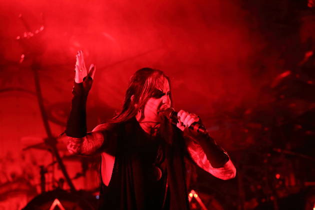 Stian Tomt Shagrath Thoresen of the band Dimmu Borgir at a concert at the Columbiahalle in Berlin, October 23, 2026 Behemoth Dimmu Borgir Concert Berlin