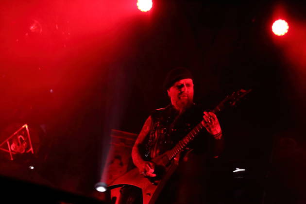 Sven Atle Erkekjetter Silenoz Kopperud of the band Dimmu Borgir at a concert at the Columbiahalle in Berlin, October 23, 2026 Behemoth Dimmu Borgir Concert Berlin