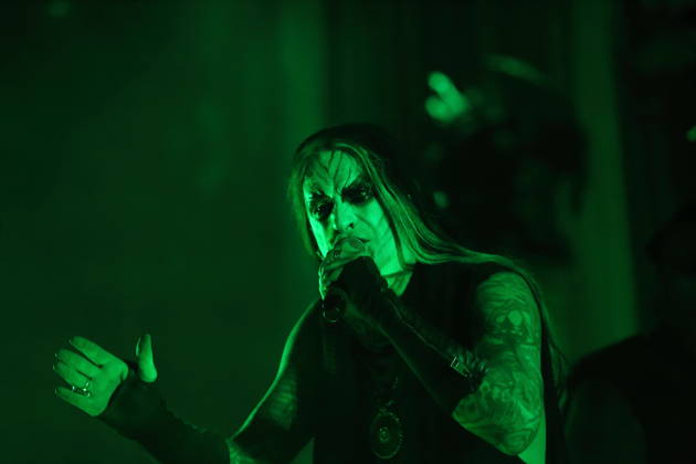 Stian Tomt Shagrath Thoresen of the band Dimmu Borgir at a concert at the Columbiahalle in Berlin, October 23, 2026 Behemoth Dimmu Borgir Concert Berlin