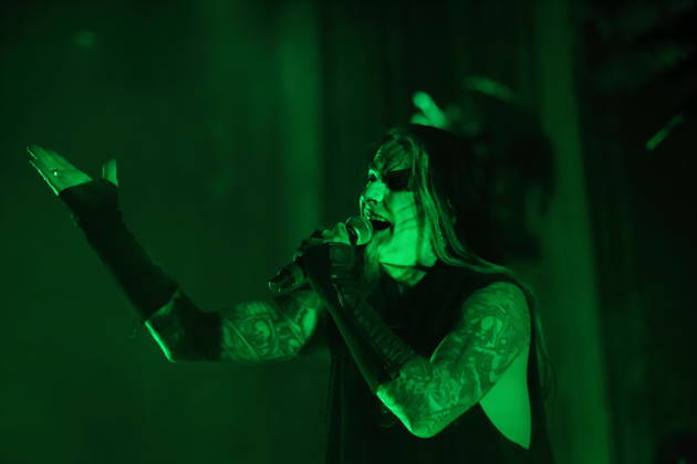 Stian Tomt Shagrath Thoresen of the band Dimmu Borgir at a concert at the Columbiahalle in Berlin, October 23, 2026 Behemoth Dimmu Borgir Concert Berlin