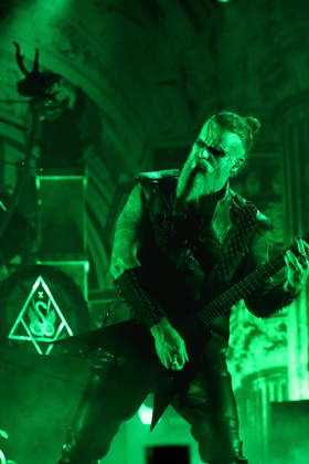 Kjell Age Damage Karlsen of the band Dimmu Borgir at a concert at the Columbiahalle in Berlin, October 23, 2026 Behemoth Dimmu Borgir Concert Berlin