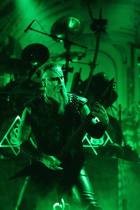 Kjell Age Damage Karlsen of the band Dimmu Borgir at a concert at the Columbiahalle in Berlin, October 23, 2026 Behemoth Dimmu Borgir Concert Berlin