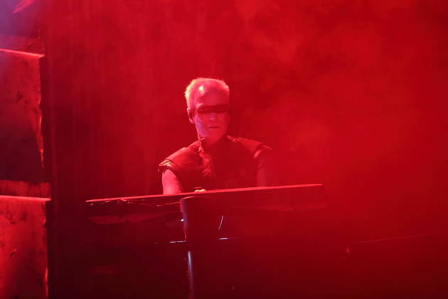 Geir Gerlioz Bratland of the band Dimmu Borgir at a concert at the Columbiahalle in Berlin, October 23, 2026 Behemoth Dimmu Borgir Concert Berlin