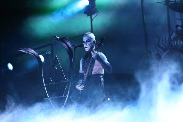 Adam Michal Nergal Darski of the band Behemoth at a concert at the Columbiahalle in Berlin, October 23, 2026 Behemoth Dimmu Borgir Concert Berlin