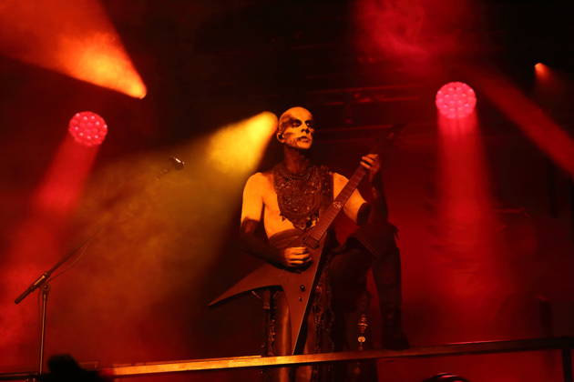 Adam Michal Nergal Darski of the band Behemoth at a concert at the Columbiahalle in Berlin, October 23, 2026 Behemoth Dimmu Borgir Concert Berlin