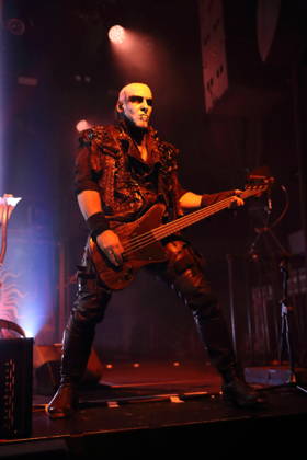 Tomasz Orion Wroblewski of the band Behemoth at a concert at the Columbiahalle in Berlin, October 23, 2026 Behemoth Dimmu Borgir Concert Berlin
