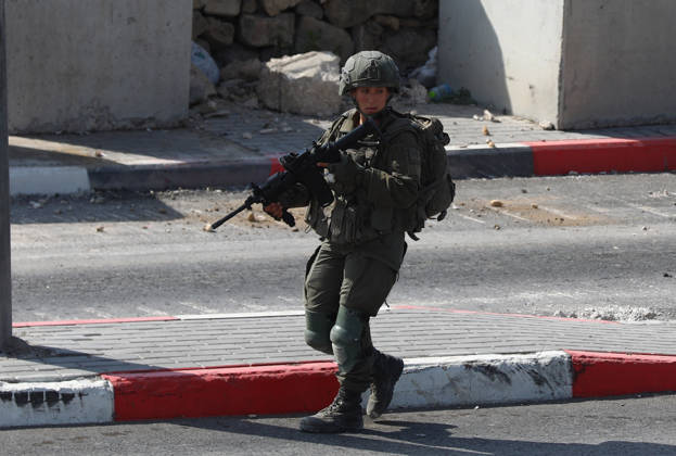 Palestinian homes in the ??Hebron destroyed following a clash at a checkpoint HEBRON, WEST BANK, PALESTINE - OCTOBER 24: Israeli forces take security measures at the Farsh Al Hawa military checkpoint, where Palestinian homes and structures have been demolished byby Israeli army heavy machinery in Hebron, West Bank, Palestine on Saturday, October 24, 2026. The demolitions followed a deadly shootout at the local checkpoint involving two Palestinians and two Israeli soldiers, leading to a total lockdown of Hebron and surrounding communities. Wisam Hashlamoun Anadolu Hebron West Bank. Editorial use only. Please get in touch for any other usage.  Copyright: x2026xAnadoluxWisamxHashlamounx