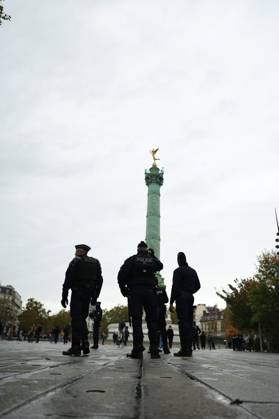 Protest, Act 2, Paris PHOTOPQR LE PARISIEN Olivier Arandel Paris October 24, 2026 Paris, France Saturday, October 24, 2026 Demonstration For the second phase of the mobilization movement against the high cost of living, only demonstrations organized by trade unions are permitted this Saturday. At Place de la Bastille, law enforcement—including police and CRS—are present, conducting LP checks. Olivier Arandel, Paris, France Saturday, October 24, 2026 Demonstration For the second phase of the mobilization movement against the high cost of living, only demonstrations organized by trade unions are permitted this Saturday. The route from Bastille to Nation is not authorized. Local Caption LP Olivier Arandel Paris 75 France Copyright: xPHOTOPQR LExPARISIEN MAXPPPxLP OlivierxArandelx 20261024LPA6248 20261024LPA6248