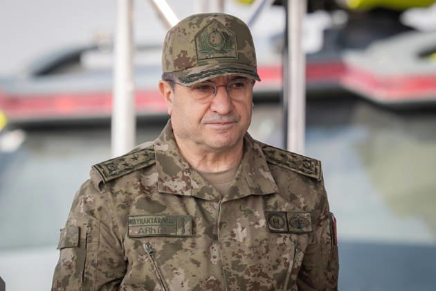 Best International Military Drone Team Competition in Ankara ANKARA, TURKIYE - OCTOBER 24: Chief of the General Staff of Turkiye, Selcuk Bayraktaroglu gives a speech during the Best International Military Drone Team Competition (BIMDTC-2026), organized by the Turkish Land Forces Command, at Martyr Army Pilot First Lieutenant Gurcan Ulucan Square in Sincan Temelli, in Ankara, Turkiye on October 24, 2026. Ahmet Serdar Eser Anadolu Ankara Turkey. Editorial use only. Please get in touch for any other usage.  Copyright: x2026xAnadoluxAhmetxSerdarxEserx