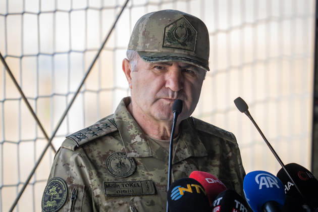 Best International Military Drone Team Competition in Ankara ANKARA, TURKIYE - OCTOBER 24: Commander of the Turkish Land Forces, General Metin Tokel gives a speech during the Best International Military Drone Team Competition (BIMDTC-2026), organized by the Turkish Land Forces Command, at Martyr Army Pilot First Lieutenant Gurcan Ulucan Square in Sincan Temelli, in Ankara, Turkiye on October 24, 2026. Ahmet Serdar Eser Anadolu Ankara Turkey. Editorial use only. Please get in touch for any other usage.  Copyright: x2026xAnadoluxAhmetxSerdarxEserx