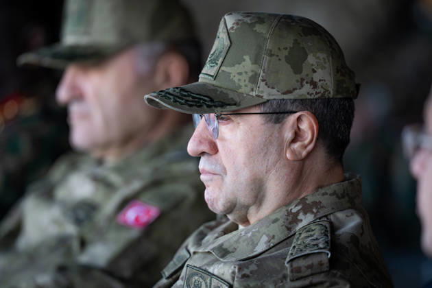 Best International Military Drone Team Competition in Ankara ANKARA, TURKIYE - OCTOBER 24: Chief of the General Staff of Turkiye, Selcuk Bayraktaroglu gives a speech during the Best International Military Drone Team Competition (BIMDTC-2026), organized by the Turkish Land Forces Command, at Martyr Army Pilot First Lieutenant Gurcan Ulucan Square in Sincan Temelli, in Ankara, Turkiye on October 24, 2026. Ahmet Serdar Eser Anadolu Ankara Turkey. Editorial use only. Please get in touch for any other usage.  Copyright: x2026xAnadoluxAhmetxSerdarxEserx