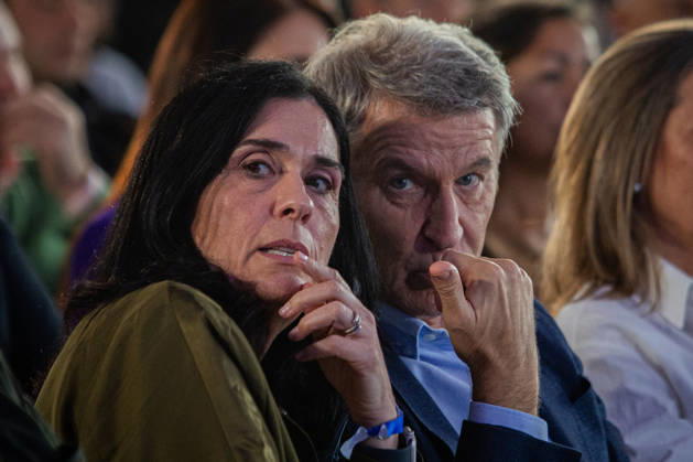 Feijóo and Rueda Participate in a Pre-Campaign Event in Vigo Alberto Núnez Feijóo, president of the Popular Party, during a public event as part of the pre-campaign for the general election on November 29, at the Estación Marítima on October 24, 2026, in Vigo, Pontevedra, Galicia, Spain. The event served to present the candidates endorsed by the Galician PP for the general election on November 29, 2026. October 24, 2026, Adriá, Vigo, Pontevedra, Galicia, Vigo, Pontevedra, Galicia, Spain  Copyright: xAdrianxIragox 7866548