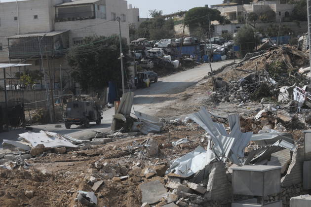 Palestinian Commercial Properties Damaged During Israeli Military Operation in Hebron A view shows damage to Palestinian commercial properties near a checkpoint where a shooting attack took place in the West Bank city of Hebron, on October 24, 2026. The damage occurred during an Israeli military operation launched in the area following the attack. Photo by Mamoun Wazwaz apaimages Hebron West Bank Palestinian Territory 241026_Hebron_MW_04(19) Copyright: xapaimagesxMamounxWazwazx xapaimagesx