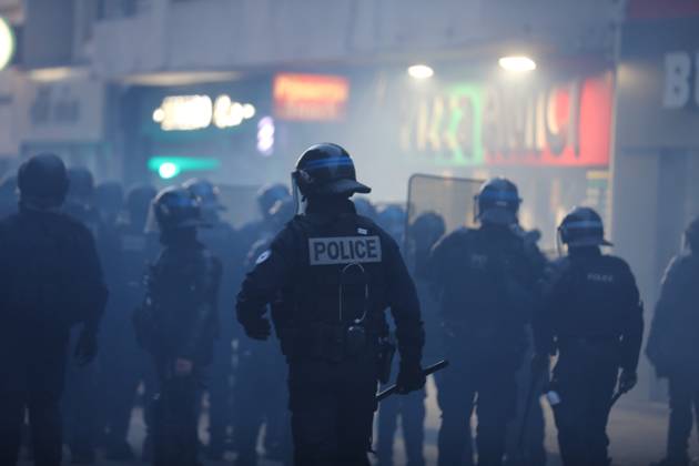 PROTESTS ON OCTOBER 24 PHOTOPQR NICE MATIN BOUTRIA LUC 10 24 2026 Photo by Boutria Luc, Nice Matin, Var Matin: PROTEST IN DOWNTOWN TOULON—TEAR GAS AND POLICE CHARGESVARD DE STRASBOURG, France, Oct. 24, 2026 Another day of protests this Saturday, and amid fears of renewed violence and looting, restrictions on freedom of movement and assembly have multiplied, drawing sharp criticism from civil liberties groups France  Copyright: xPHOTOPQR NICExMATIN MAXPPPxBOUTRIAxLUCx 20261024NIM8216 20261024NIM8216