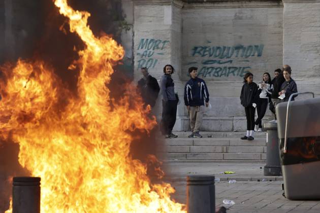 October 24 Protest PHOTOPQR LA PROVENCE PENNANT Franck Marseille Oct. 24, 2026 End of the October 24 protest against the high cost of living and clashes with police in downtown Marseille at Porte d’Aix and Réformés France Oct. 24 2026 Another day of protests this Saturday, and amid fears of renewed violence and looting, restrictions on freedom of movement and assembly have multiplied, drawing sharp criticism from civil liberties groups Marseille, Marseille, France  Copyright: xPHOTOPQR LAxPROVENCE MAXPPPxPENNANTxFranckx 20261024PVL9071 20261024PVL9071
