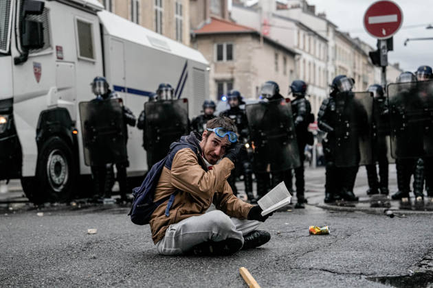 Police intervene in demonstrators amid ongoing protests in Nancy NANCY, FRANCE - OCTOBER 24: Police clash with protesters with water cannons and tear gas during a demonstration amid ongoing social and political tensions in Nancy, France, on October 24, 2026. Muhammed Said Tako Anadolu Nancy France. Editorial use only. Please get in touch for any other usage.  Copyright: x2026xAnadoluxMuhammedxSaidxTakox