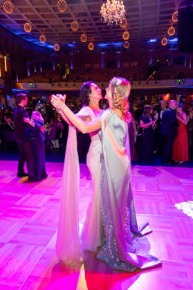 Leipzig: 30th Leipzig Opera Ball at Augustusplatz, October 24, 2026, starting at 5:00 p.m. Leipzig, Augustusplatz, Leipzig Opera, Photographer: EHL Media, Rico Welzel. Pictured: Natalia Yegorova (left) and Iryna Thater. On October 24, 2026, the 31st Leipzig Opera Ball will take place at the Leipzig Opera. Once again, dozens of national and intern Copyright: xEHLxMedia RicoxWelzelx 20261024_opernball-saal-2_1