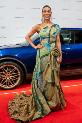 Leipzig: The 30th Leipzig Opera Ball at Augustusplatz on October 24, 2026, starting at 5:00 p.m. Leipzig, Augustusplatz, Leipzig Opera, Photographer: EHL Media, Rico Welzel. Pictured: Annabelle Mandeng, actress and host. On October 24, 2026, the 31st Leipzig Opera Ball will take place at the Leipzig Opera. Once again, dozens of national a Copyright: xEHLxMedia RicoxWelzelx 20261024_leipziger-opernball-roterteppich_30