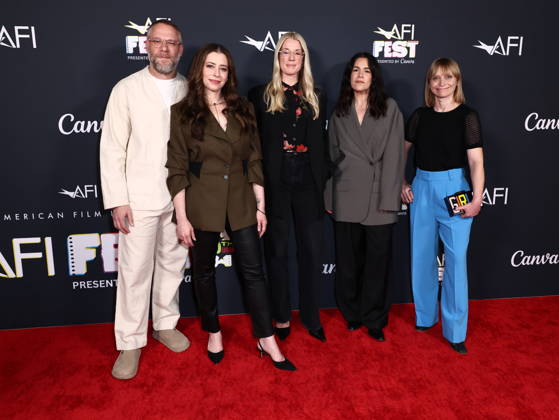2026 AFI Fest - Special Screening Of Independent Film Company s Tangles Seth Rogen, Lauren Miller Rogen, Leah Nelson, Abbi Jacobson and Jennifer Ray at the 2026 AFI (American Film Institute) Fest Presented By Canva - Special Screening Of Independent Film Company s Tangles held at TCL Chinese 6 Theatres at Ovation Hollywood on October 24, 2026 in Hollywood, Los Angeles, California, United States. Hollywood California United States Copyright: xXavierxCollin ImagexPressxAgencyx