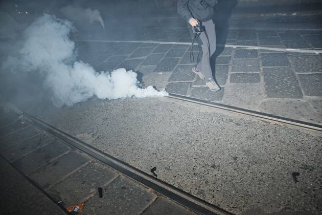 October 24, 2026, Turin, Italy: TURIN, ITALY - OCTOBER 24, 2026: Thousands of people took to the streets of Turin today to march against rearmament and the rising cost of living. The demonstration was met with a heavy police presence and several moments of tension, with clashes and tear gas along the route. Turin Italy - ZUMAq101 20261024_zna_q101_201 Copyright: xJulianxNelajx