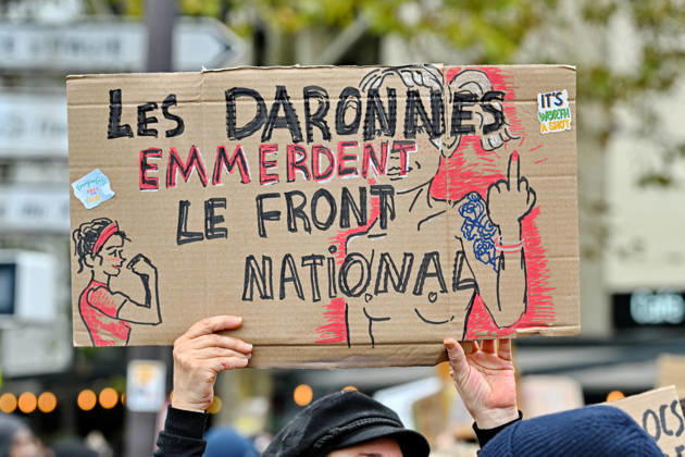 Yellow Vests Protest Act II - Paris Demonstration in favor of purchasing power, the protection of public services, and fiscal and social justice, as part of a nationwide call for mobilisation bringing together former members of the Yellow Vest movement, labor unions, high school and university students. in Paris on October 24, 2026. Photo by Karim Ait Adjedjou ABACAPRESS.COM Paris France  Copyright: xAitxAdjedjouxKarim ABACAx