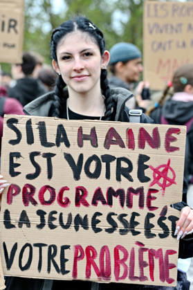 Yellow Vests Protest Act II - Paris Demonstration in favor of purchasing power, the protection of public services, and fiscal and social justice, as part of a nationwide call for mobilisation bringing together former members of the Yellow Vest movement, labor unions, high school and university students. in Paris on October 24, 2026. Photo by Karim Ait Adjedjou ABACAPRESS.COM Paris France  Copyright: xAitxAdjedjouxKarim ABACAx