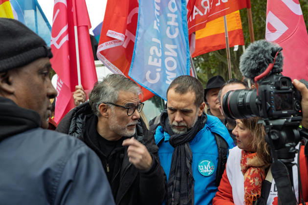 Politics at Demonstration Against French Far-Right Party RN - Orleans Olivier Faure attends a rally against racism, fascism and imperialism held in Orléans, Loiret, France on October 24, 2026, in opposition to the National Rally congress. Photo by Pascal Avenet ABACAPRESS.COM Orleans France  Copyright: xAvenetxPascal ABACAx
