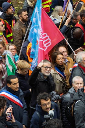 Politics at Demonstration Against French Far-Right Party RN - Orleans Olivier Faure attends a rally against racism, fascism and imperialism held in Orléans, Loiret, France on October 24, 2026, in opposition to the National Rally congress. Photo by Pascal Avenet ABACAPRESS.COM Orleans France  Copyright: xAvenetxPascal ABACAx