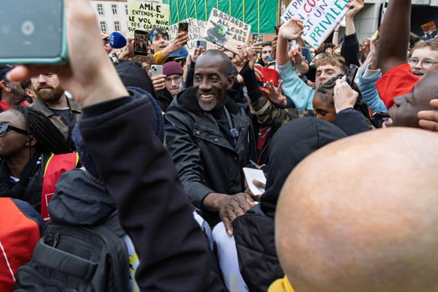 Politics at Demonstration Against French Far-Right Party RN - Orleans Bally Bagayoko (LFI) attends a rally against racism, fascism and imperialism held in Orléans, Loiret, France on October 24, 2026, in opposition to the National Rally congress. Photo by Pascal Avenet ABACAPRESS.COM Orleans France  Copyright: xAvenetxPascal ABACAx