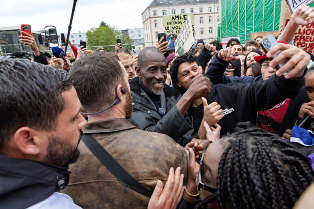 Politics at Demonstration Against French Far-Right Party RN - Orleans Bally Bagayoko (LFI) attends a rally against racism, fascism and imperialism held in Orléans, Loiret, France on October 24, 2026, in opposition to the National Rally congress. Photo by Pascal Avenet ABACAPRESS.COM Orleans France  Copyright: xAvenetxPascal ABACAx