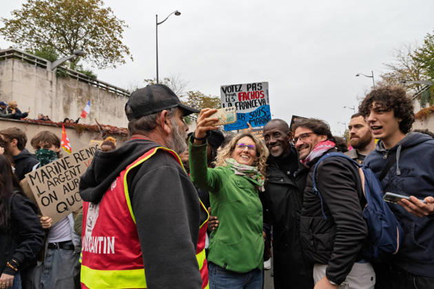 Politics at Demonstration Against French Far-Right Party RN - Orleans Bally Bagayoko (LFI) attends a rally against racism, fascism and imperialism held in Orléans, Loiret, France on October 24, 2026, in opposition to the National Rally congress. Photo by Pascal Avenet ABACAPRESS.COM Orleans France  Copyright: xAvenetxPascal ABACAx