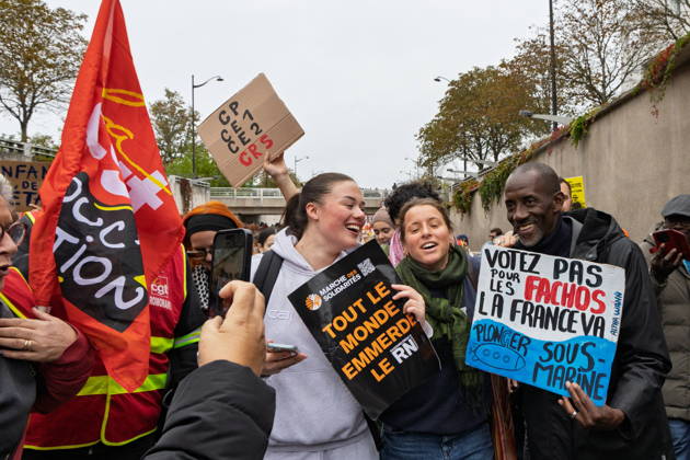 Politics at Demonstration Against French Far-Right Party RN - Orleans Bally Bagayoko (LFI) attends a rally against racism, fascism and imperialism held in Orléans, Loiret, France on October 24, 2026, in opposition to the National Rally congress. Photo by Pascal Avenet ABACAPRESS.COM Orleans France  Copyright: xAvenetxPascal ABACAx