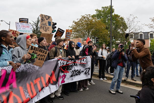 Demonstration Against French Far-Right Party RN - Orleans Rally against racism, fascism, and imperialism in Orléans, Loiret, France on October 24, 2026, held alongside the National Rally (RN) congress. Photo by Pascal Avenet ABACAPRESS.COM Orleans France  Copyright: xAvenetxPascal ABACAx