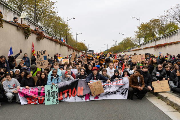 Demonstration Against French Far-Right Party RN - Orleans Rally against racism, fascism, and imperialism in Orléans, Loiret, France on October 24, 2026, held alongside the National Rally (RN) congress. Photo by Pascal Avenet ABACAPRESS.COM Orleans France  Copyright: xAvenetxPascal ABACAx