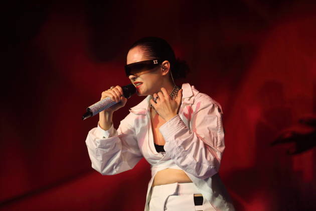 Vanessa Loibl, also known as Fuffifufzich, at a concert at the Waschhaus in Potsdam, October 24, 2026 Fuffifufzich Concert Potsdam