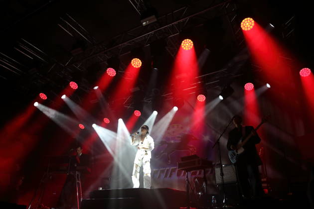 Vanessa Loibl, also known as Fuffifufzich, at a concert at the Waschhaus in Potsdam, October 24, 2026 Fuffifufzich Concert Potsdam