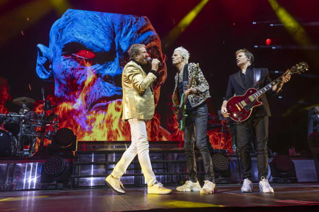 Duran Duran performs at Leeds Arena Simon Le Bon, John Taylor and Dominic Brown of Duran Duran perform at Leeds Arena, Leeds, England, 24th October 2026 as part of the Free To Love Tour, Credit:Mike Gray MIKE GRAY - B4227 Avalon United Kingdom, England, Leeds, Leeds Arena Copyright: xMikexGrayx xMIKExGRAYx-xB4227x xAvalonx 1146306951