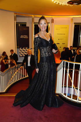 Eva Lutz at the 2026 Leipzig Opera Ball at the Leipzig Opera on October 24, 2026
