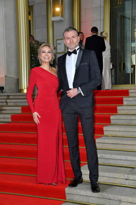 Susanne Klehn with her boyfriend Michael Heinz at the 2026 Leipzig Opera Ball at the Leipzig Opera on October 24, 2026
