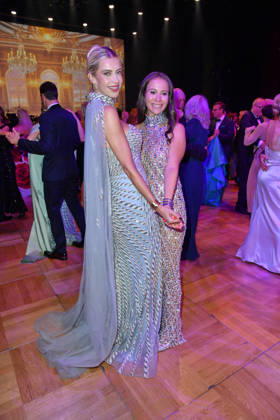 Verena Kerth and Vicky Keuler at the 2026 Leipzig Opera Ball at the Leipzig Opera on October 24, 2026