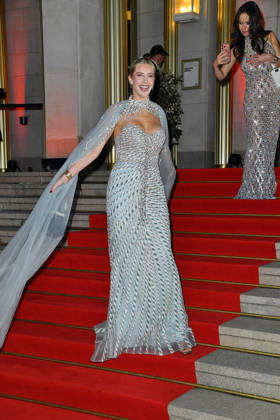 Verena Kerth at the 2026 Leipzig Opera Ball at the Leipzig Opera on October 24, 2026
