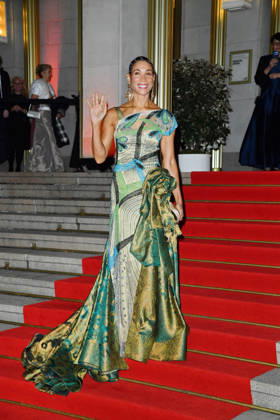 Annabelle Mandeng at the 2026 Leipzig Opera Ball at the Leipzig Opera on October 24, 2026