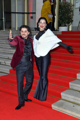 Rauand Taleb and dj trin ty at the 2026 Leipzig Opera Ball at the Leipzig Opera on October 24, 2026