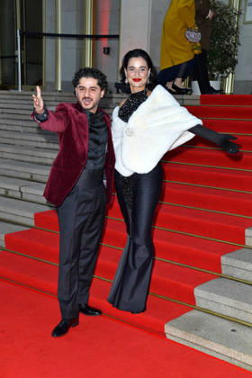 Rauand Taleb and dj trin ty at the 2026 Leipzig Opera Ball at the Leipzig Opera on October 24, 2026