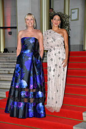 Melanie Marschke and Amy Mussul at the 2026 Leipzig Opera Ball at the Leipzig Opera on October 24, 2026