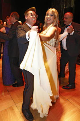 Dominik Ledea and Annemarie Eilfeld at the 31st Leipzig Opera Ball 2026 at the Leipzig Opera, Leipzig, October 24, 2026 Foto:xR.xStoffelsx xFuturexImagex opernball2026_6088