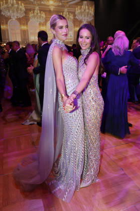 Verena Kerth with a guest at the 31st Leipzig Opera Ball 2026 at the Leipzig Opera, Leipzig, October 24, 2026 Foto:xR.xStoffelsx xFuturexImagex opernball2026_6099