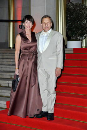 Richy Müller with his wife Christl Stumhofer at the 2026 Leipzig Opera Ball at the Leipzig Opera on October 24, 2026